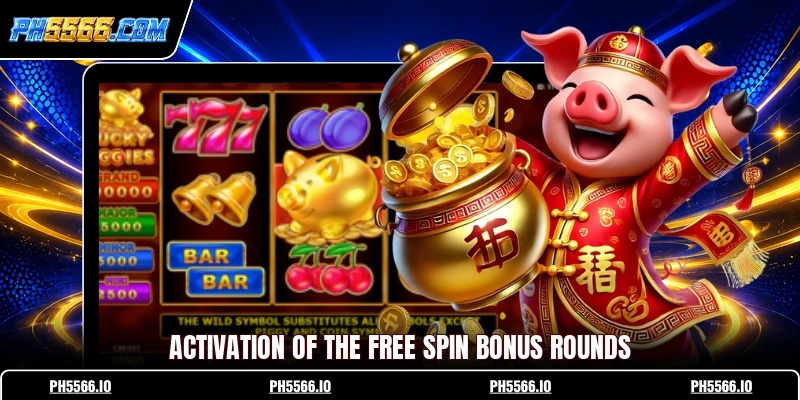 Activation of the free spin bonus rounds