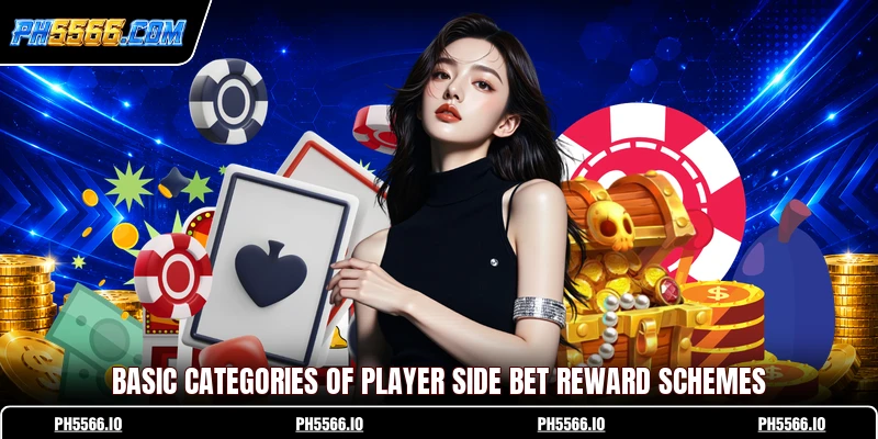 Basic categories of player side bet reward schemes