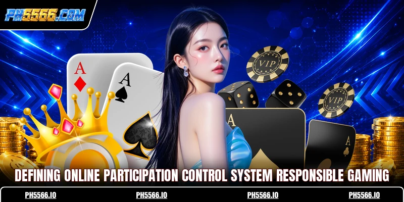 Defining online participation control system responsible gaming