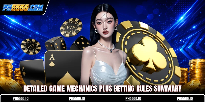 Detailed game mechanics plus betting rules summary