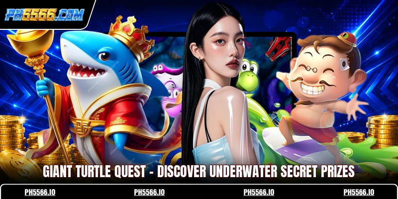 Giant Turtle Quest - Discover Underwater Secret Prizes