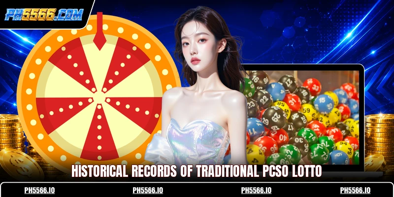 Historical records of traditional PCSO Lotto