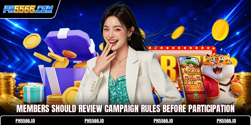 Members should review campaign rules before participation