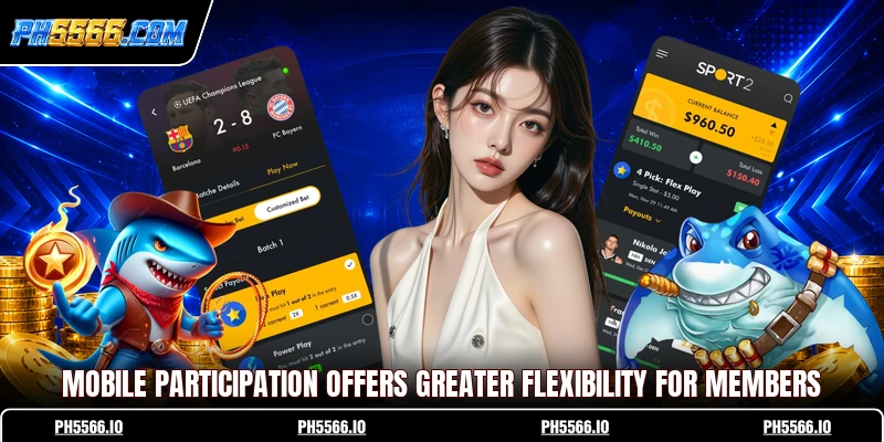 Mobile participation offers greater flexibility for members
