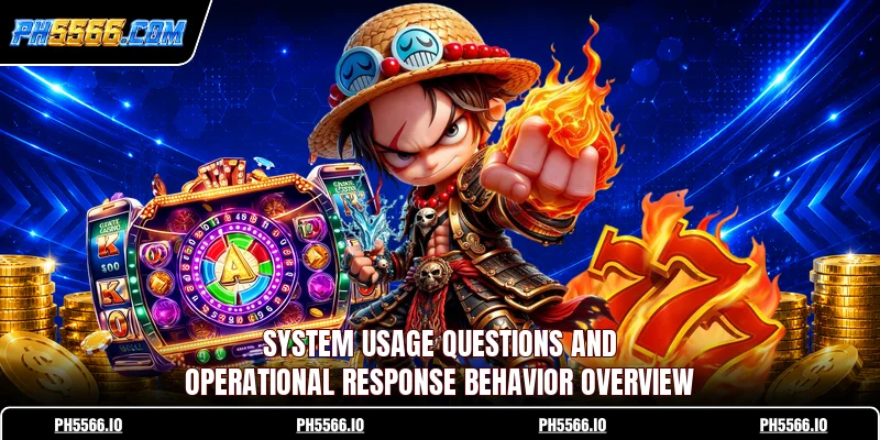 System usage questions and operational response behavior overview